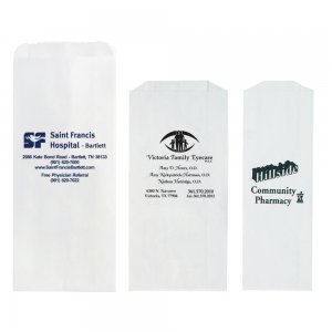 Pungi din Hartie pentru Farmacie Personalizate, Tipar 1, 2 Culori, Dimensiune 12x19 cm, Hartie Kraft Alba 35 g/m² Pungi din Hartie pentru Farmacie Personalizate, Tipar 1, 2 Culori, Dimensiune 12x19 cm, Hartie Kraft Alba 35 g/m²