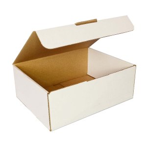 Cutii cu Autoformare din Carton Micro Albit, Dimensiuni 160x120x65 mm, 100 Buc/Set