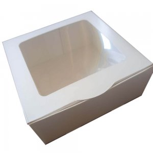 Cutii cu Display din Carton Duplex Lucios Dublu Albit 350 g/m², Dimensiuni 180x160x50 mm, 25 Buc/Set