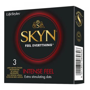 LifeStyles Skyn Prezervativ Non Latex Intense Feel, 3 Buc/Set LifeStyles Skyn Prezervativ Non Latex Intense Feel, 3 Buc/Set