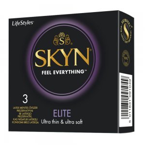LifeStyles Skyn Prezervativ Non Latex Elite, 3 Buc/Set LifeStyles Skyn Prezervativ Non Latex Elite, 3 Buc/Set