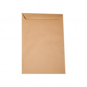 Plic cu burduf, C4, 229 x 324 x 40 mm, kraft, banda silicon, 130 g/mp, 100 bucati/cutie