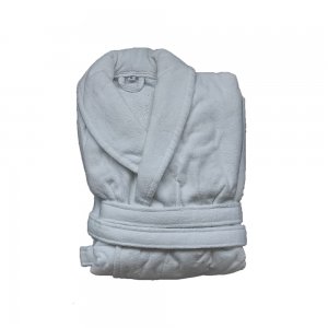 Halat de Baie Poseidon, 100% Bumbac, Plusat, Marimea L