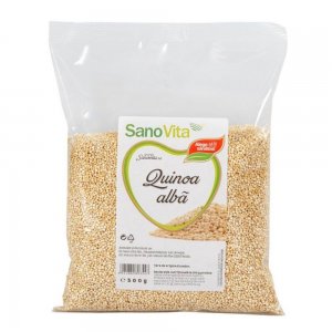 Quinoa Alba Sano Vita, Cantitate 500 g Quinoa Alba Sano Vita, Cantitate 500 g
