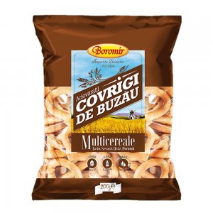 Covrigi de Buzau Boromir cu Multicereale, Cantitate 200 g Covrigi de Buzau Boromir cu Multicereale, Cantitate 200 g