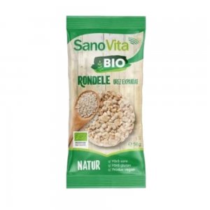 Rondele din Orez Expandat Sano Vita, Cantitate 56 g