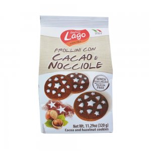 Biscuiti Gastone Lago Cu Cacao si Alune Frollini, Cantitate 320 g