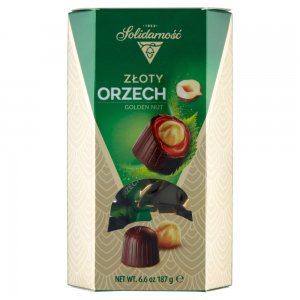 Praline de Ciocolata si Alune Solidarnosc, Cantitate 187 g Praline de Ciocolata si Alune Solidarnosc, Cantitate 187 g