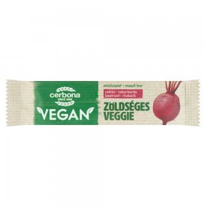 Baton de Cereale Cerbona Vegan cu Sfecla si Rubarba, Cantitate 20 g