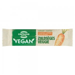 Baton de Cereale Cerbona Vegan cu Morcovi si Dovleac, Cantitate 20 g