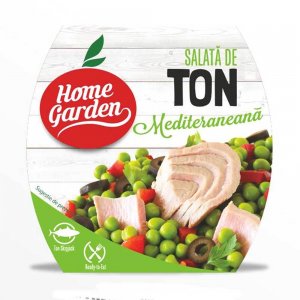 Salata de Ton Mediteraneana Home Garden, Cantitate 160 g Salata de Ton Mediteraneana Home Garden, Cantitate 160 g