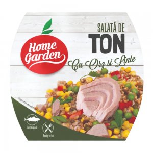 Salata de Ton cu Orz si Linte Home Garden, Cantitate 160 g Salata de Ton cu Orz si Linte Home Garden, Cantitate 160 g
