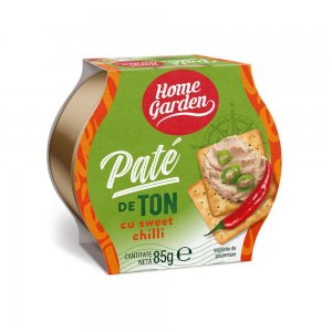 Pate de Ton cu Sweet Chili Home Garden, Cantitate 85 g Pate de Ton cu Sweet Chili Home Garden, Cantitate 85 g