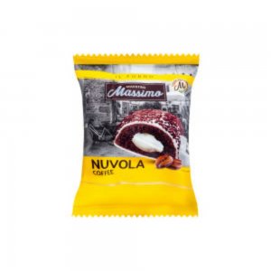 Prajitura Maestro Massımo Nuvola cu Crema de Cafea, Cantitate 45 g Prajitura Maestro Massımo Nuvola cu Crema de Cafea, Cantitate 45 g