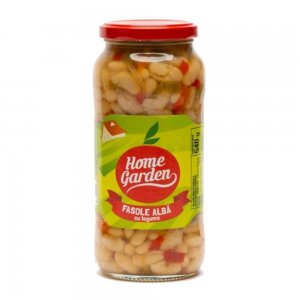 Fasole Alba cu Legume Home Garden, Cantitate 540 g Fasole Alba cu Legume Home Garden, Cantitate 540 g
