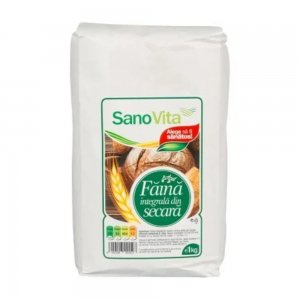 Faina Integrala de Secara Sano Vita, Cantitate 1000 g Faina Integrala de Secara Sano Vita, Cantitate 1000 g