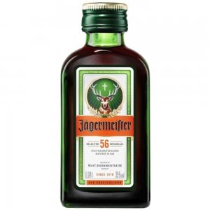 Lichior din Plante Jagermeister, Alcool 35%, Cantitate 40 ml Lichior din Plante Jagermeister, Alcool 35%, Cantitate 40 ml