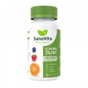 Jeleuri cu Multivitamine Sano Vita pentru Copii Echilibru Zilnic, Cantitate 60 Buc/Cutie
