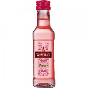 Gin Wembley Strawberry Pink, Alcool 37,5%, Cantitate 50 ml Gin Wembley Strawberry Pink, Alcool 37,5%, Cantitate 50 ml