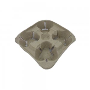 Suport de Pahare din Carton cu Patru Compartimente