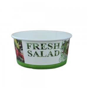 Bol pentru Salata din Carton, Capacitate 1124 ml, Model Fresh, 25 Buc/Set Bol pentru Salata din Carton, Capacitate 1124 ml, Model Fresh, 25 Buc/Set