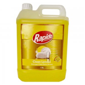 Detergent Vase Clean Lemon, Rapido Profesional, 5 L