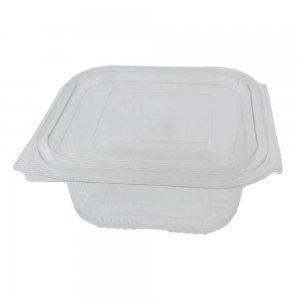 Caserola Dreptunghiulara din Pet cu Capac Ermetic, 250 ml, 100 Buc/Set Caserola Dreptunghiulara din Pet cu Capac Ermetic, 250 ml, 100 Buc/Set