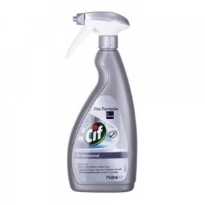 Solutie Cif Geamuri si Otel Inox, 750 ml