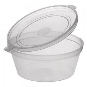 Cupa Sos cu Capac Atasat din PP, 30 ml, 50 Buc/Set