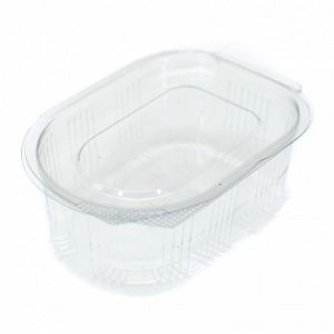 Sosiera cu Capac Atasat din Pet, 50 ml, 100 Buc/Set Sosiera cu Capac Atasat din Pet, 50 ml, 100 Buc/Set