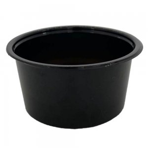 Sosiera Rotunda Neagra din PP, 50 ml, 100 Buc/Set Sosiera Rotunda Neagra din PP, 50 ml, 100 Buc/Set