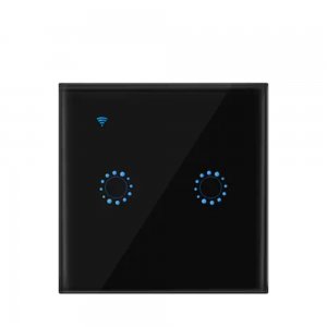 Intrerupator Inteligent WAMA K2, Culoare Negru Intrerupator Inteligent WAMA K2, Culoare Negru