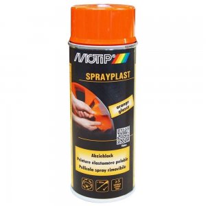 Vopsea Spray Tunning Folie Detasabila Motip Sprayplast, Portocaliu, 400 ml