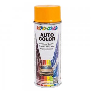 Vopsea Spray Dupli-Color Retus Auto Nemetalizata Dacia, Galben Sport, 350 ml