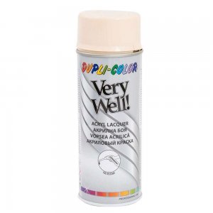 Vopsea Spray Decorativa Dupli-Color Very Well, RAL 1015 Ivoriu, 400 ml