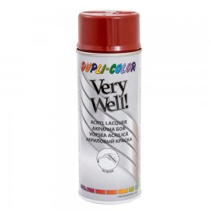 Vopsea Spray Decorativa Dupli-Color Very Well, RAL 3011 Maro Roscat, 400 ml