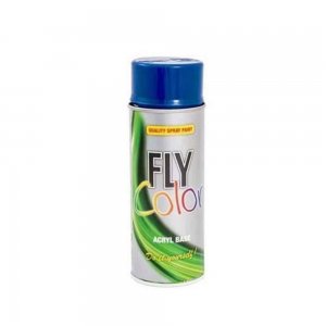 Vopsea Spray Decorativa Fly Color Acrilica, RAL 5010 Alastru Gentian, 400 ml