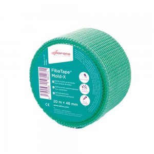 Banda Saint Gobain Autoadeziva din Fibra de Sticla Antimucegai Fiba Tape Mold-X, 48 mm x 20 m