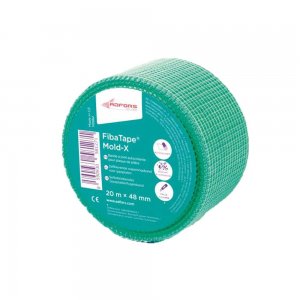 Banda Saint Gobain Autoadeziva din Fibra de Sticla Antimucegai Fiba Tape Mold-X, 48 mm x 90 m