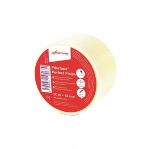 Banda Saint Gobain Autoadeziva din Fibra de Sticla Ultra Subtire Fiba Tape Perfect Finish, 48 mm x 20 m