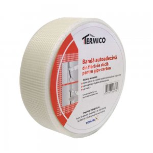 Banda Termico Autoadeziva pentru Rigips, 48 mm x 45 m Banda Termico Autoadeziva pentru Rigips, 48 mm x 45 m