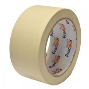 Banda de Mascare din PVC Standard Procolor, 50 mm x 33 m Alba, Cod M155033 Banda de Mascare din PVC Standard Procolor, 50 mm x 33 m Alba, Cod M155033