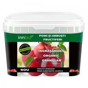 Innbio Ingrasamant Organic Granular pentru Pomi si Arbusti Fructiferi, 2.9 L