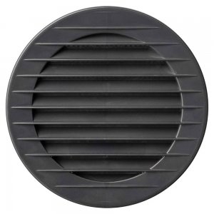 Karro Grila Aerisire Rotunda, Diametru 70 mm, Grafit Karro Grila Aerisire Rotunda, Diametru 70 mm, Grafit