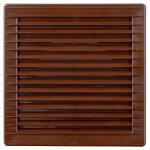 Karro Grila Aerisire, 170mmx170mm, Diametru 100 mm, Maro Karro Grila Aerisire, 170mmx170mm, Diametru 100 mm, Maro