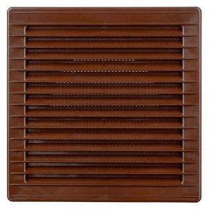 Karro Grila Aerisire, 170mmx170mm, Diametru 125 mm, Maro Karro Grila Aerisire, 170mmx170mm, Diametru 125 mm, Maro