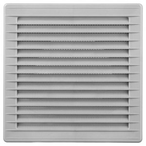 Karro Grila Aerisire, 170mmx170mm, Diametru 125 mm, Grafit Karro Grila Aerisire, 170mmx170mm, Diametru 125 mm, Grafit