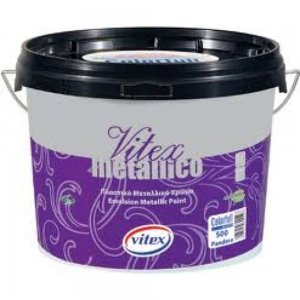 Vopsea Lavabila Vitex Decorativa Metalizata Metallico 530 Selene, Argintiu, 2,1 L Vopsea Lavabila Vitex Decorativa Metalizata Metallico 530 Selene, Argintiu, 2,1 L