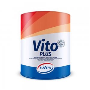 Vopse Vitex Emulsionata cu Ioni de Argint Vito Plus, Alb, 9 L