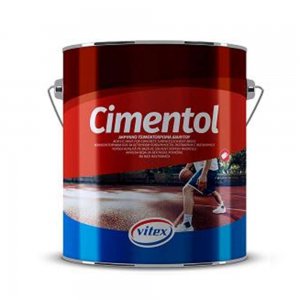 Vopsea Vitex Cimentol Acrilica pe Baza de Solvent pentru Beton, 877 Albastru, 2,5 L